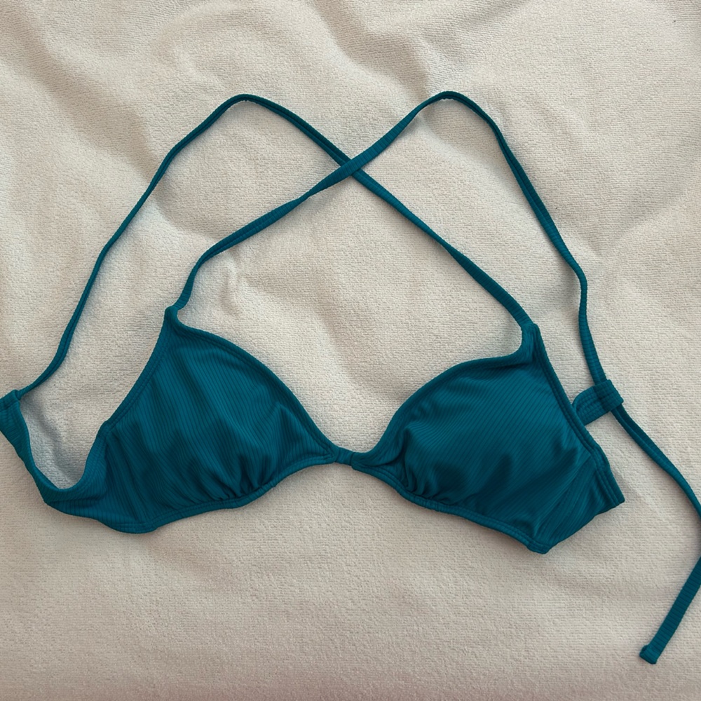 Teal Bikini Top